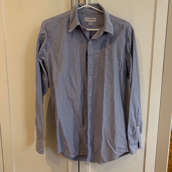 American Apparel Men’s Oxford - Picture 3 of 7